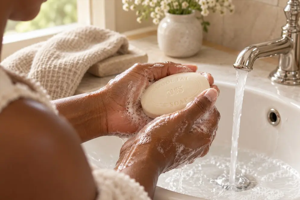Luxury Lanolin Wool Fat Soap – 75g or 150g