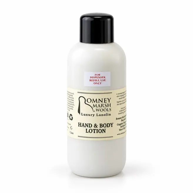 Luxury Lanolin Hand & Body Lotion – 300ml, 500ml or 1L Refill