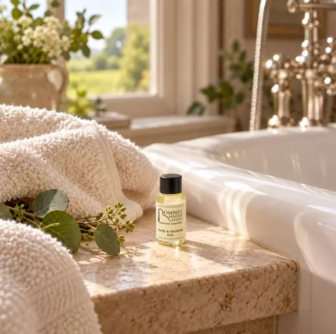 Luxury Lanolin Bath & Shower Gel Travel Size 25ml
