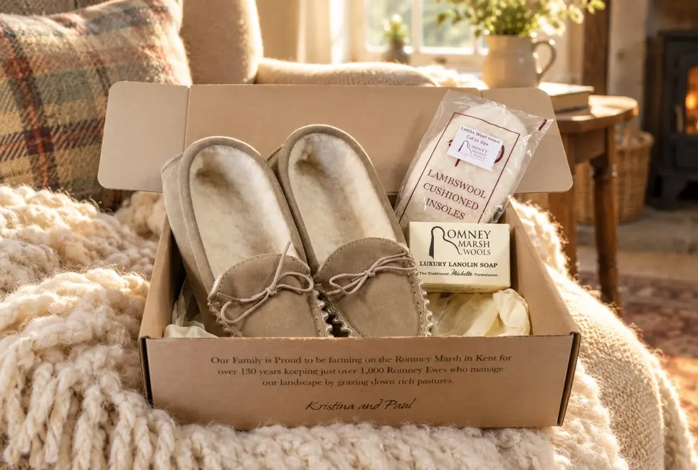 Men’s Wool Moccasin Gift Box