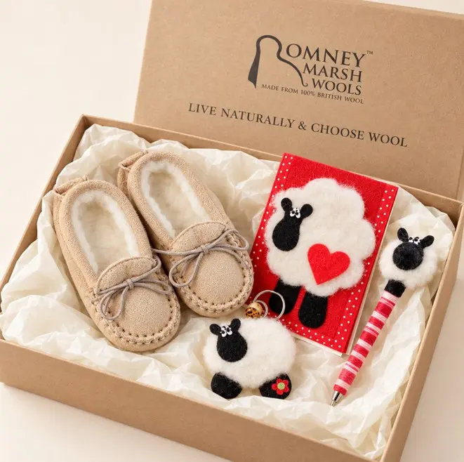Children’s Romney Wool & Sheep Gift Box